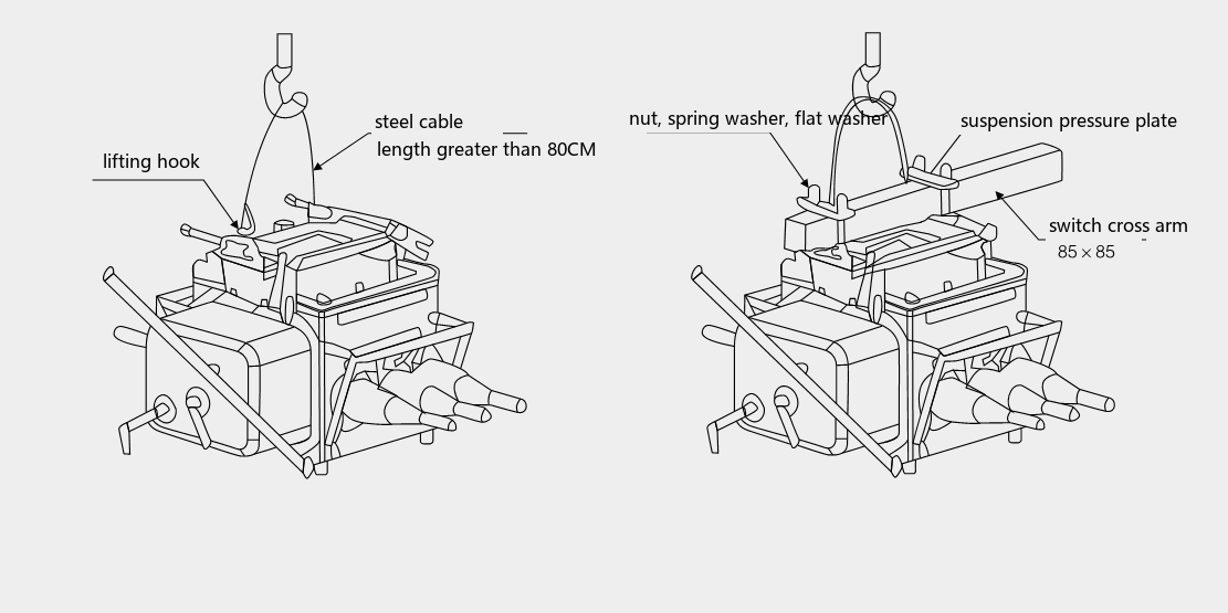 Control device installation diagram of FZW28-12