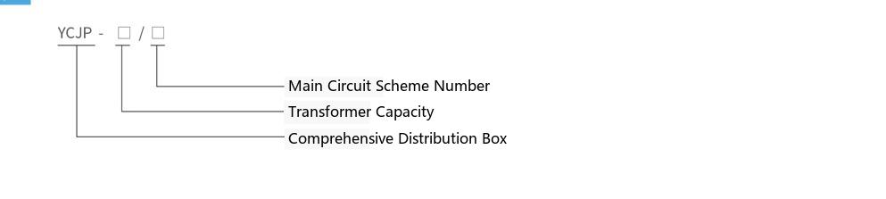 type designation of the YCJP outdoor integrated distribution box