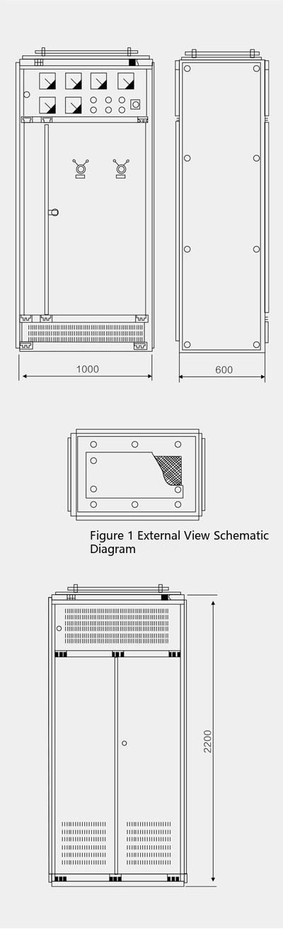 structure of the GGD low-voltage switchgear
