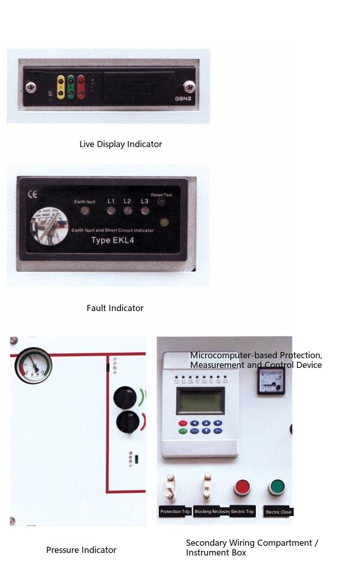 SRM□-12 series ring-main switchgear accessories diagram (1)