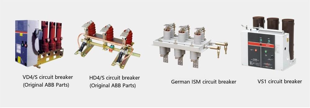 HXGN□-12 series AC metal ring-main switchgear circuit-breaker cabinet structure diagram
