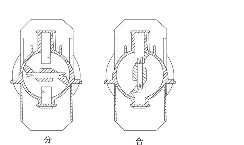 XGN15-12 ring-main switchgear with ABB HAD/US SF6 circuit breaker diagram