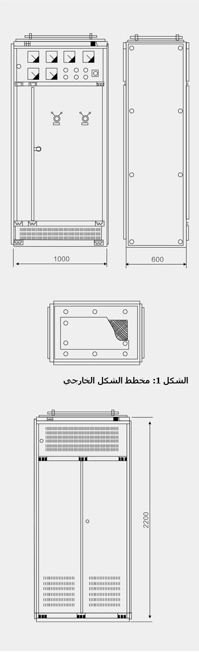 structure of the GGD low-voltage switchgear