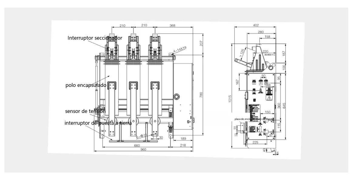 Diagrama de designación de tipo del VHM-12GD