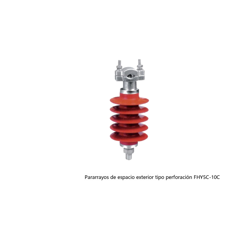 Dimensiones generales del pararrayos de explosor externo de tipo perforante fhy5c-10c