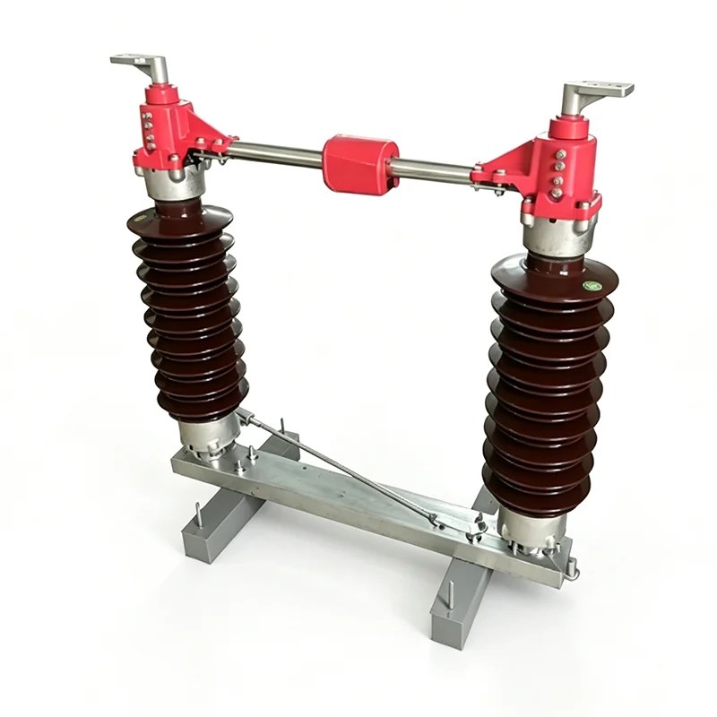 Seccionador de alta tensión de exterior de doble columna y apertura horizontal GW4-72.5/1250A
