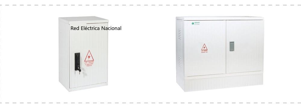 esquema de las cajas de derivación de cables de montaje en suelo y en pared