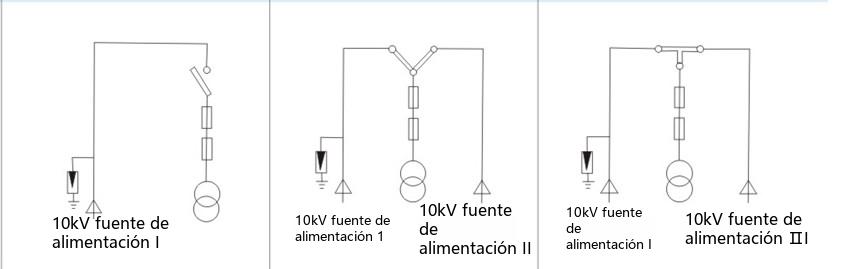 Diagrama unifilar del circuito principal del esquema típico de alta tensión (1)