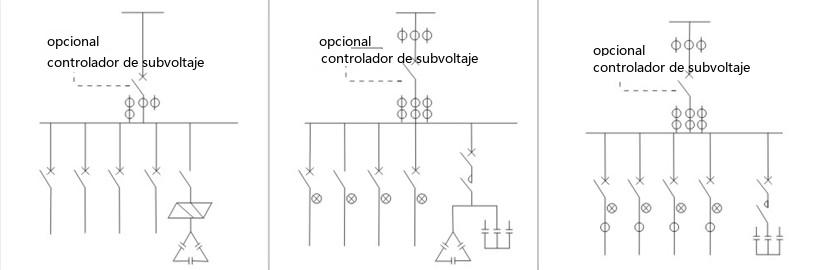 Diagrama unifilar del circuito principal del esquema típico de baja tensión (2)