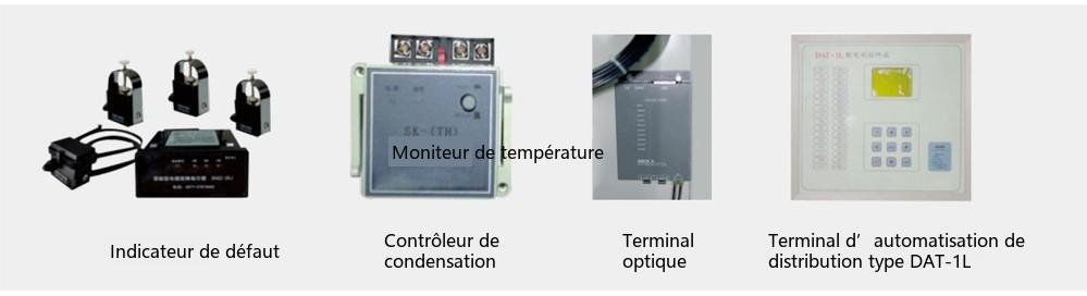Schéma du terminal d'automatisation de la distribution DAT-1L de l'armoire d'appareillage à courant alternatif à enveloppe métallique de type poste de distribution en boucle de la série HXGN□-12