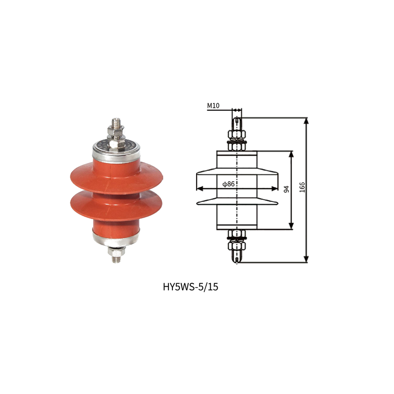 hy5ws-5/15 metal-oxide surge arrester outline dimensions