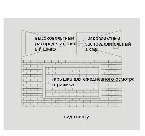 YBD-12 underground prefabricated substation structural diagram