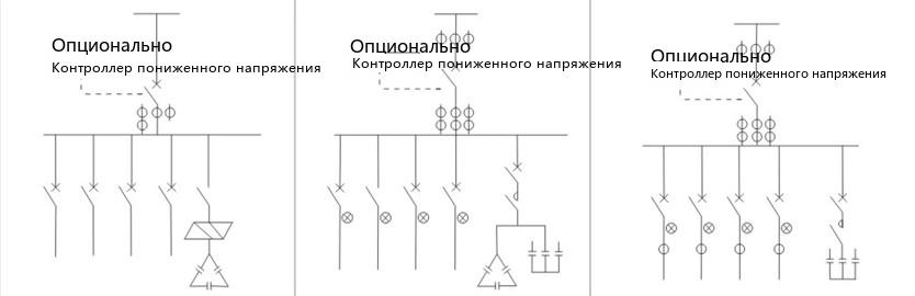 Typical LV scheme main-circuit single-line diagram (2)